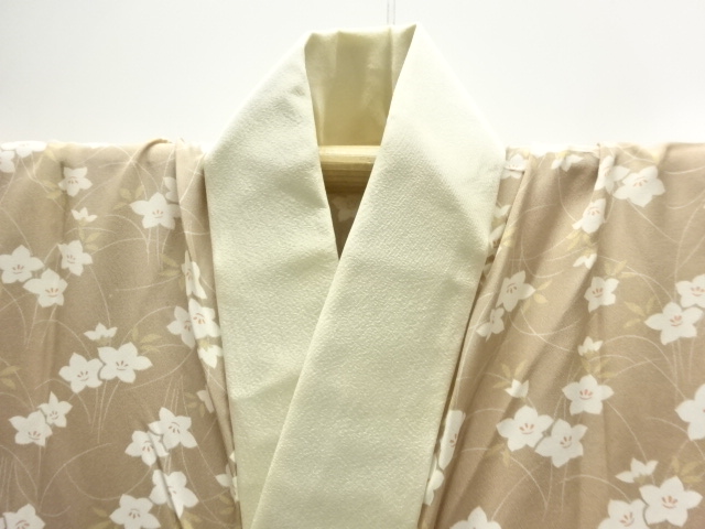  未使用品　桔梗模様単衣長襦袢